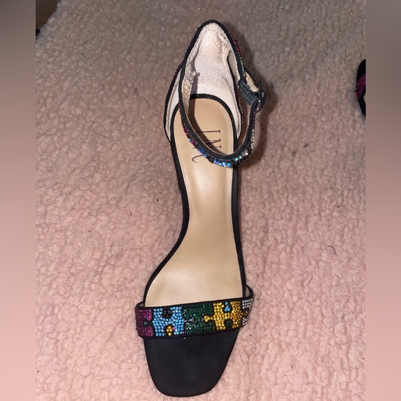 Colorful 3 inch jeweled heels - Picture 4 of 6